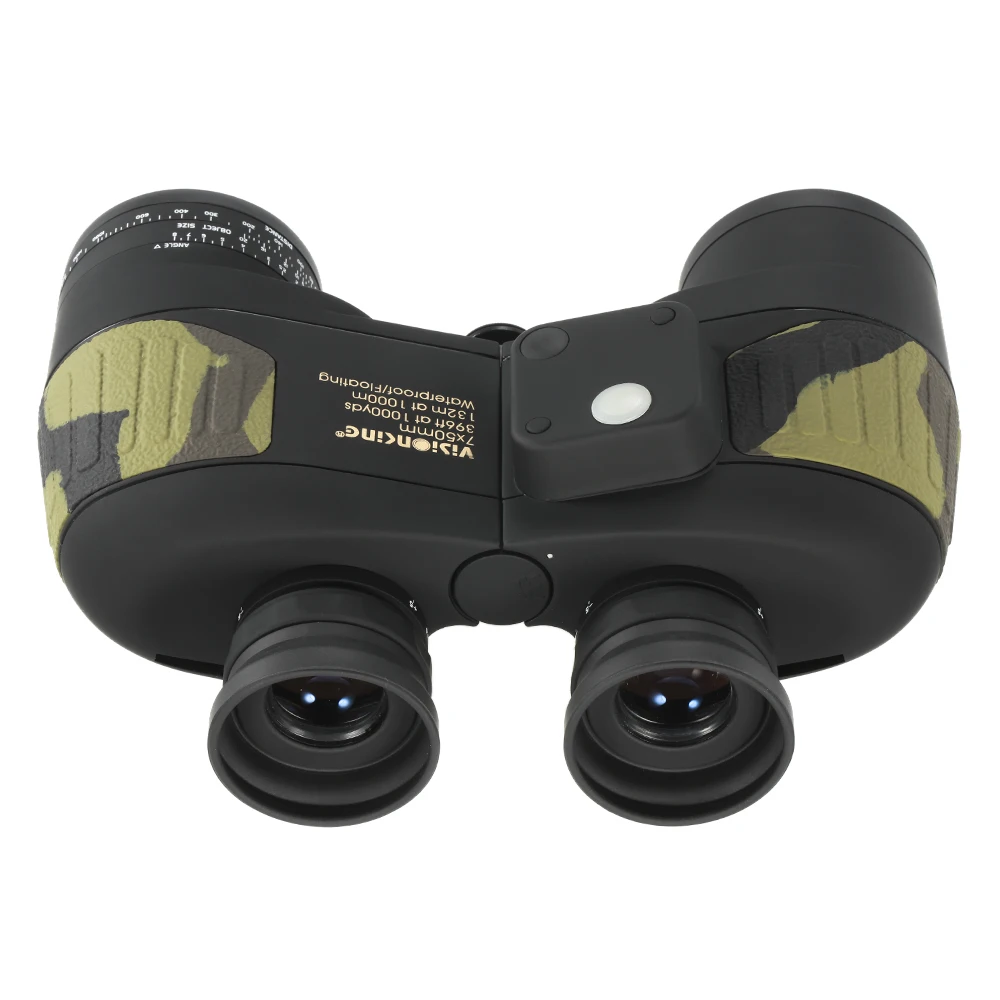 Visionking 7x50 компас бинокль дальномер телескоп Профессиональный BAk4 охота на лодках