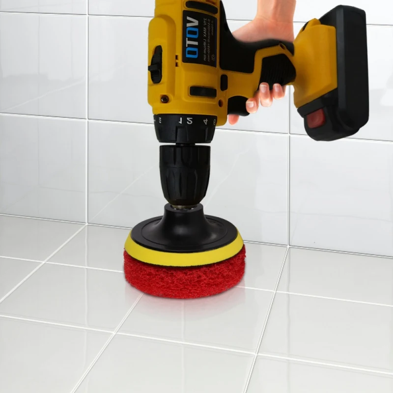 Электрическая щетка набор кистей для ванной сверла очистки крепления