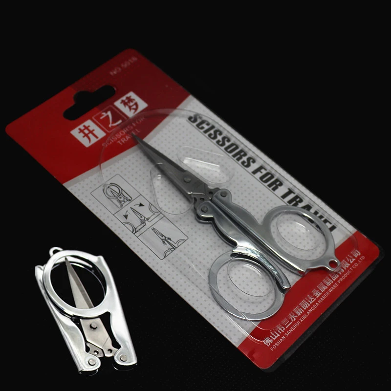 1 шт. складные ножницы из нержавеющей стали|embroidery supplies|travel sewingsewing travel |