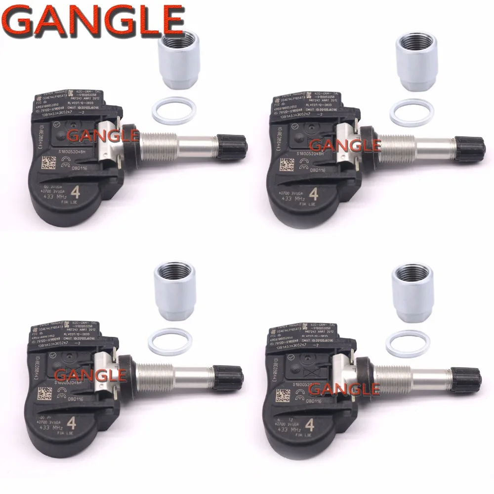 Для Nissan Pulsar Qashqai II TIIDA TEANA X-Trail Rogue TPMS сенсор системы контроля давления в шинах 40700-3VU0A 407003VU0A 433 МГц