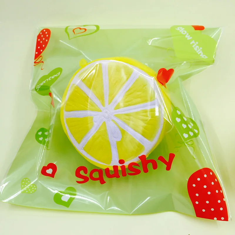 Squishies/партия 10 шт. фрукты мягкими Jumbo лимонов мягкий медленно поднимающийся
