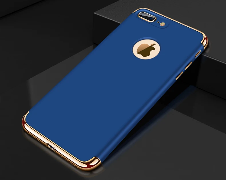 Роскошный 360 чехол для телефона с полным покрытием для iphone 6 6s 7 8 5 5S SE X XS Max XR PC матовый Жесткий Чехол для iphone 7 Plus чехол