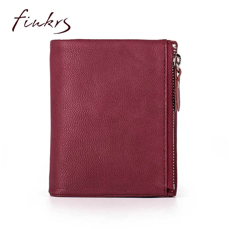 Новинка 2017 года - женский кошелек из натуральной кожи овечьей кожи с короткой сумкой для кредитных карт и держателями. Бесплатная доставка.