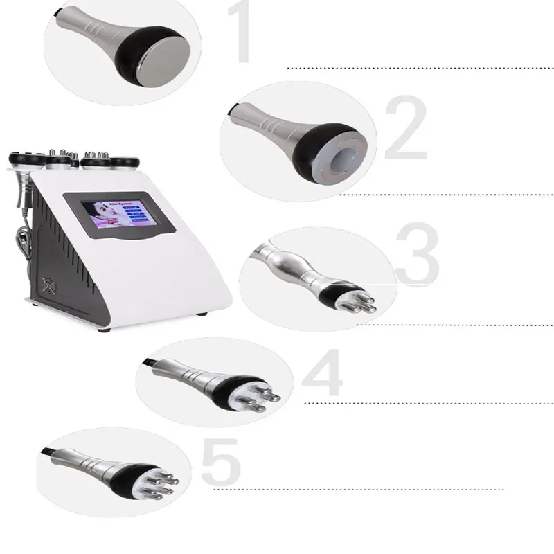 5 в 1 вакуумная фотокавитационная радиочастотная многополярная машина для