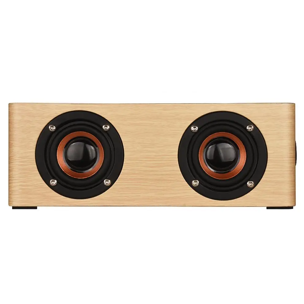 Q5C Clock Edition деревянный Bluetooth динамик домашний четыре динамика с дисплеем времени и полночастотным сигналом для смартфона