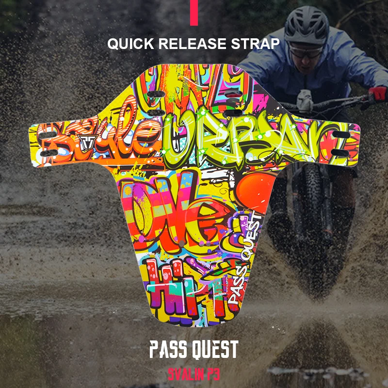 Pass Quest велосипедные крылья для передней вилки или сзади седло хвост для крыльев MTB Enduro брызговик в заставки Брызговики, 1 шт