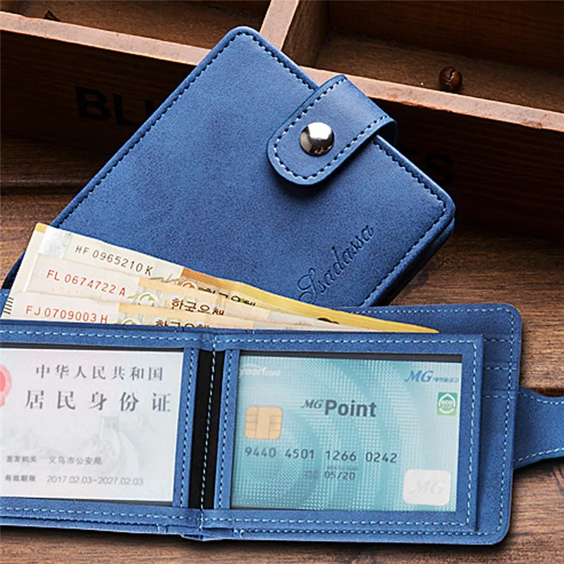 OCARDIAN горячая распродажа мужской многополярный Бизнес ID Кредитная карта пряжка кожаный кошелек карманы Прямая поставка