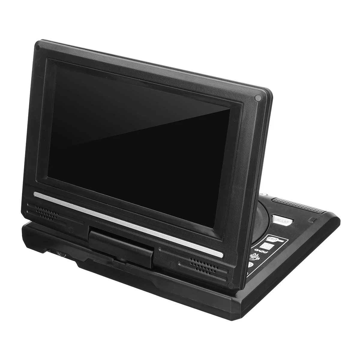 7,8 дюймов портативный HD tv домашний автомобильный dvd-плеер VCD CD MP3 dvd-плеер USB SD карты RCA ТВ портативный кабель игровой 16:9 вращающийся ЖК-экран