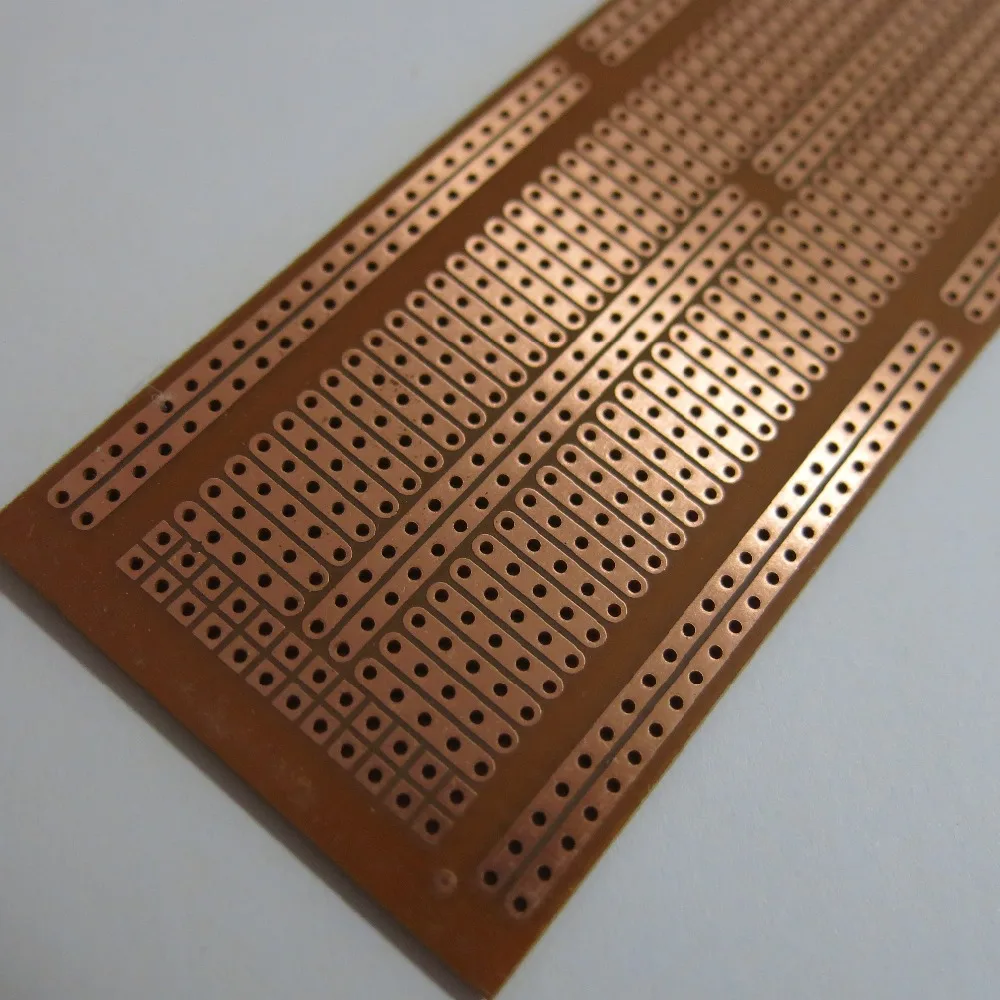 5 шт./лот универсальная плата для зачистки Veroboard vero Board односторонняя 4 7x13 2 см uncut