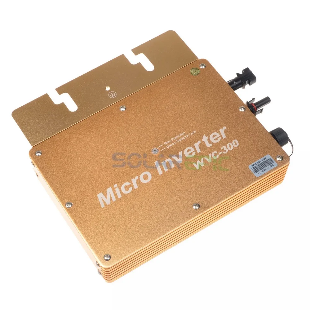 300W Водонепроницаемый сетки галстук инвертора IP65 Применение для 24 V/Е-байка 36В Панели солнечные со слежением за максимальной точкой мощности инвертор немодулированного синусоидального сигнала DC22V-50V для AC110V или 220V CE
