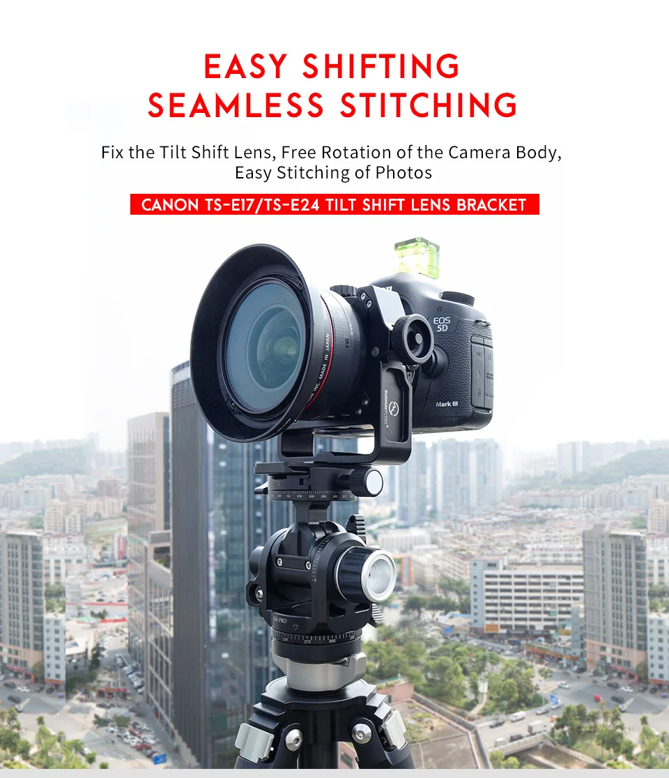 SUNWAYFOTO TS-E24 штатив для камеры Canon DSLR TS-E17 TS-E24 БЫСТРОРАЗЪЕМНАЯ пластина и GH-PRO