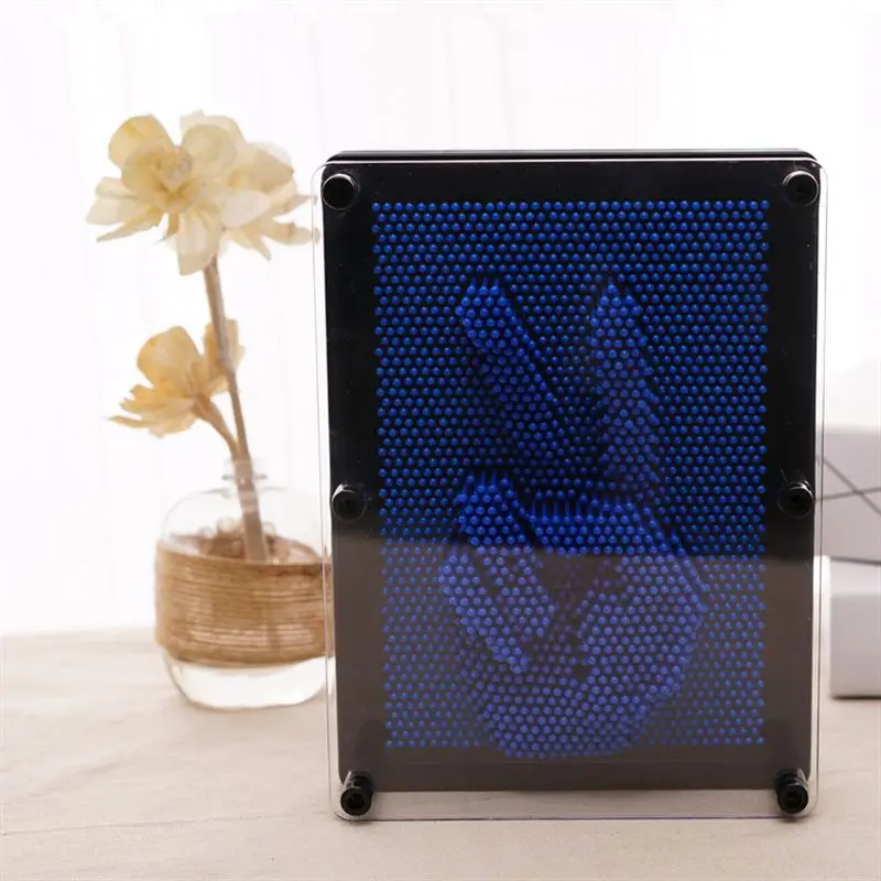 Dark blue Детские забавные игрушки пластиковые 3D DIY модели антистресс клон отпечатков пальцев иглы слизи рук Плесень Детские развивающие игрушки M09 - Цвет: Dark blue
