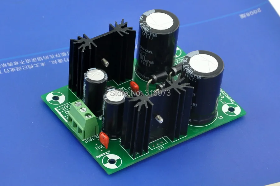 Плата модуля регулятора напряжения +/ 18 в положительный/отрицательный на основе