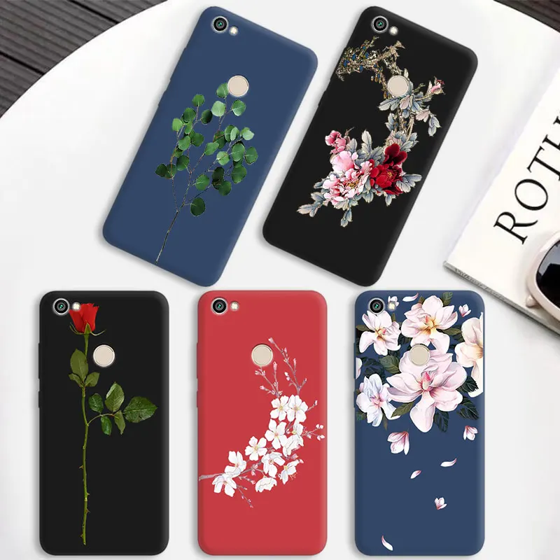 Матовый чехол для телефона Bloom для Xiaomi Redmi 4A 4X S2 полная защита для RedMi Note 4 7 4X 5A Prime 5 6 Pro цветной чехол s Fundas