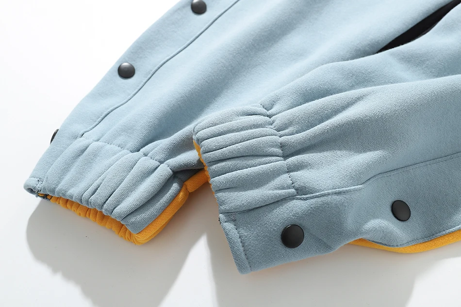 

Mens Loose Stitching Ankle Button Fleece Pants High Street Color Block Baggy Track Pants Pantalon Homme Joggers Sweatpants