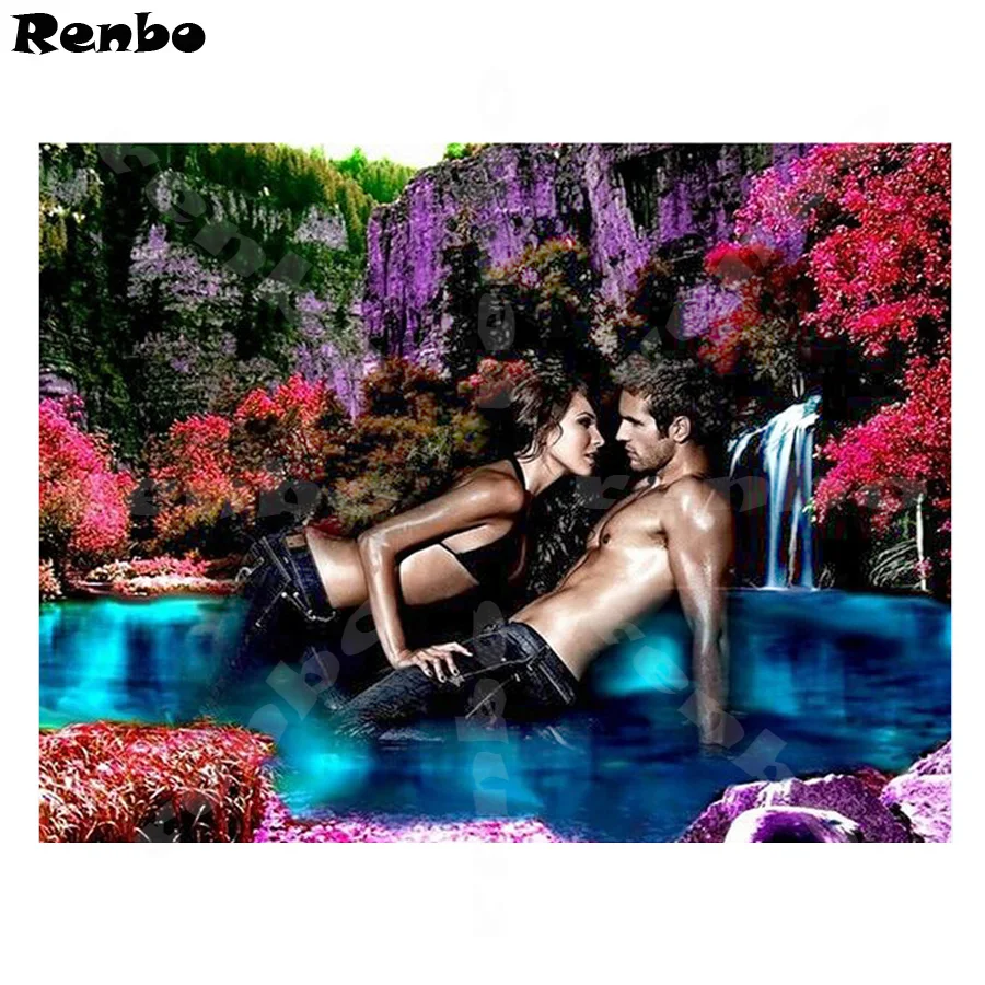 5d алмазная вышивка сделай сам романтическая картина из алмазов с изображением