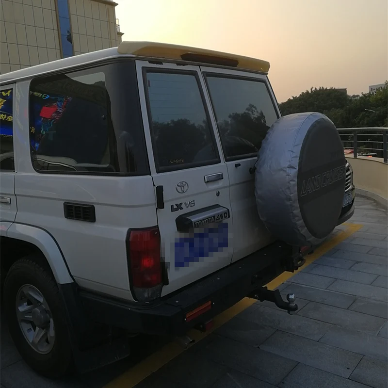 Для TOYOTA LC71/LC76 спойлер на крыше Land Cruiser Bundera высокого качества ABS Материал заднее