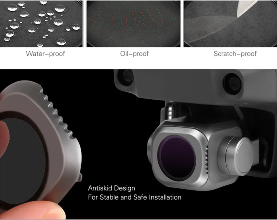 Для Mavic 2 Pro фильтр для дрона ND8/CPL/UV Защитная пленка для камеры набор фильтров для DJI Mavic 2 Pro оптические стеклянные линзы аксессуары