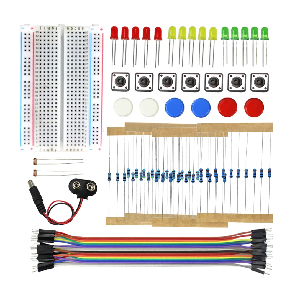 Стартовый набор UNO R3 мини Макет светодиодный Перемычка провода кнопка для arduino Diy Kit