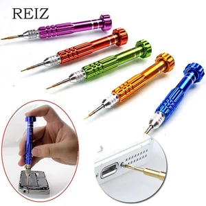 Набор инструментов для ремонта REIZ 5 в 1, Набор отверток в форме ключа и ручки, карманный инструмент для самостоятельного ремонта мобильного телефона