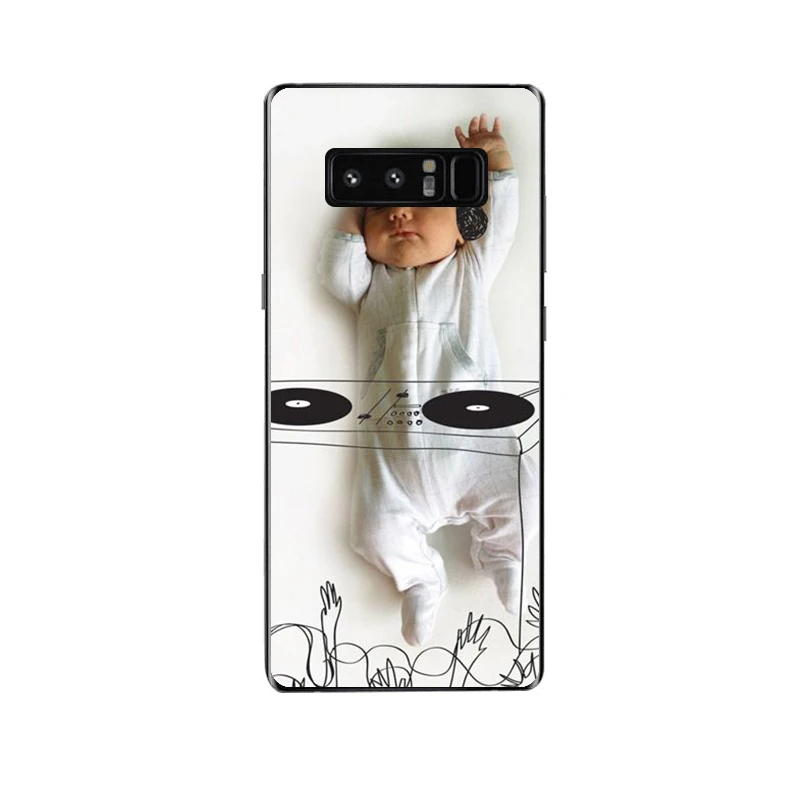BAUQEE Baby Pattern Phone Case For Samsung Note 8 Cases iPhone X 7 6S Plus Soft TPU+PC Back Full Protector Cover |