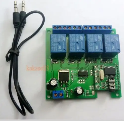 Декодер голоса для телефона DC 12 В DTMF MT8870 мгновенный переключатель таймер
