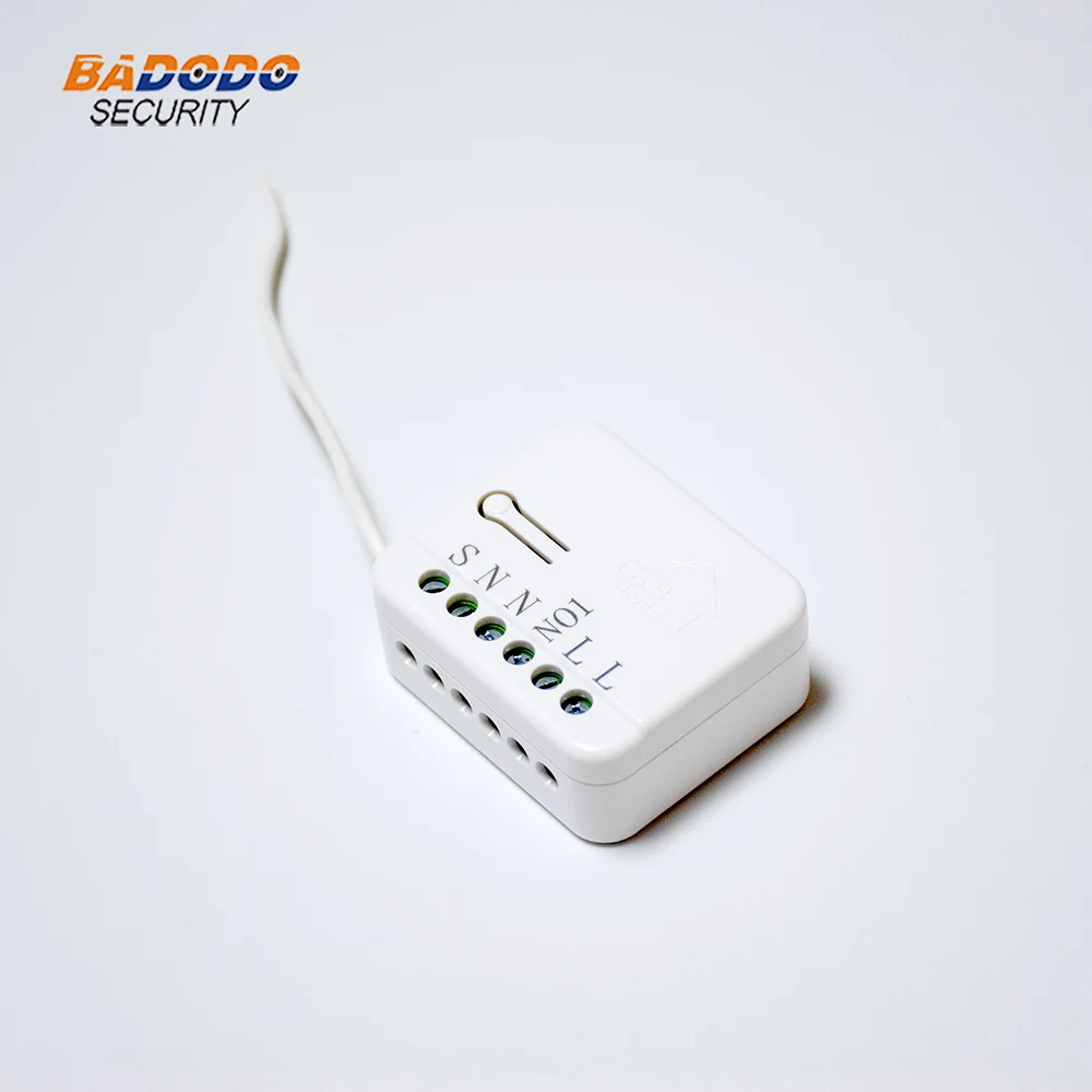 Z-wave Плюс Большой силовой вставной переключатель управления модуль TKBhome TZ78 одиночный релейный переключатель для управления освещением