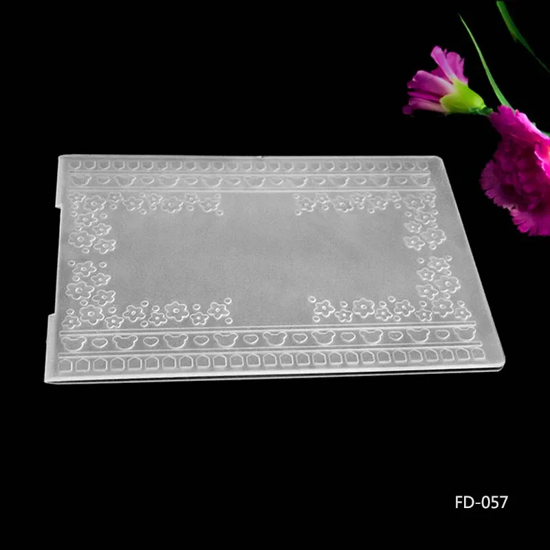 Новая тисненая пластина для скрапбукинга круговой дизайн DIY бумажные Вырубные штампы Скрапбукинг пластиковая папка для тиснения