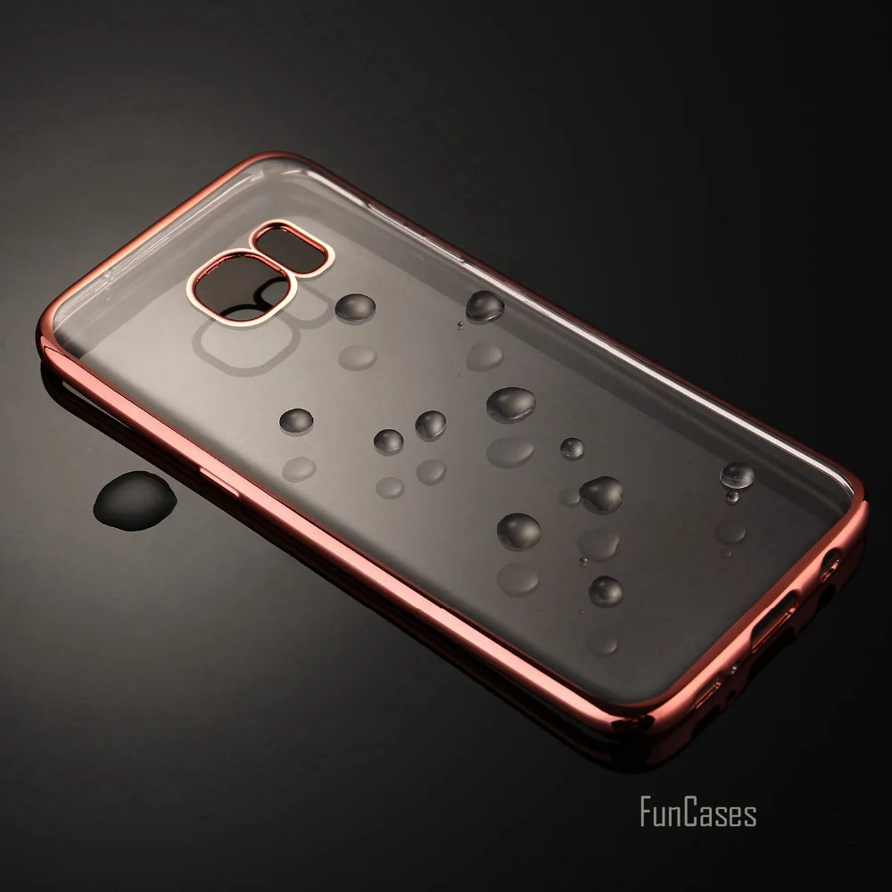 Для samsung Galaxy S6 край PlusTransparent полный Мягкий защитный чехол из термопластика