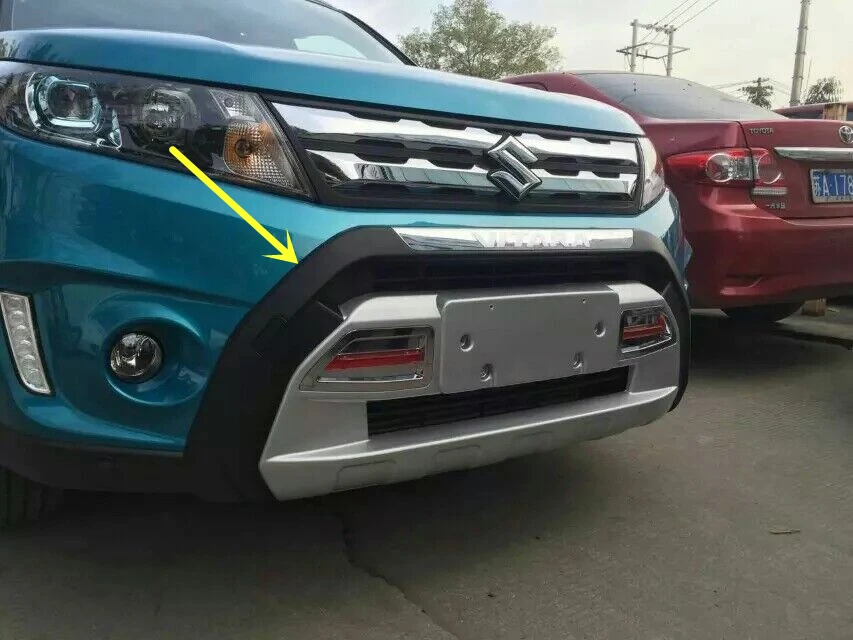 Для Suzuki Vitara- пластиковая хромированная накладка на передний задний бампер, автомобильные аксессуары, автостайлинг, высокое качество