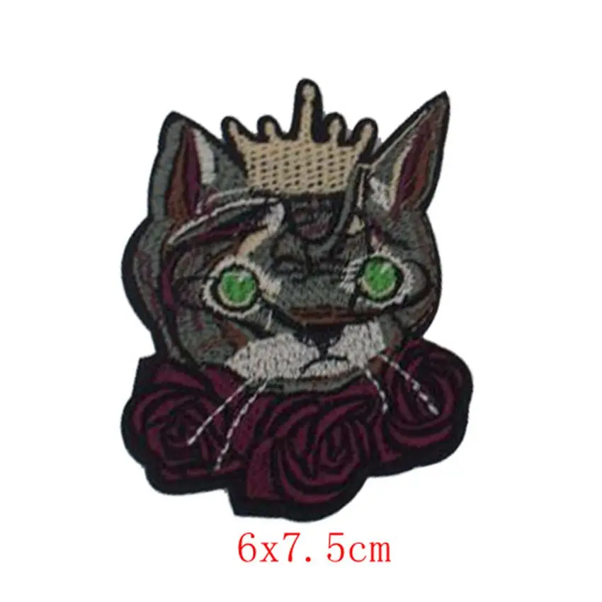Z1-PCS-N-43 Новые нашивки Бэтмена, лошади, Скорпиона, космоса, черепа, кота, мира для одежды, лоскутные вышитые аппликации, наклейки для одежды, значок - Цвет: Z1-PCS-N-43