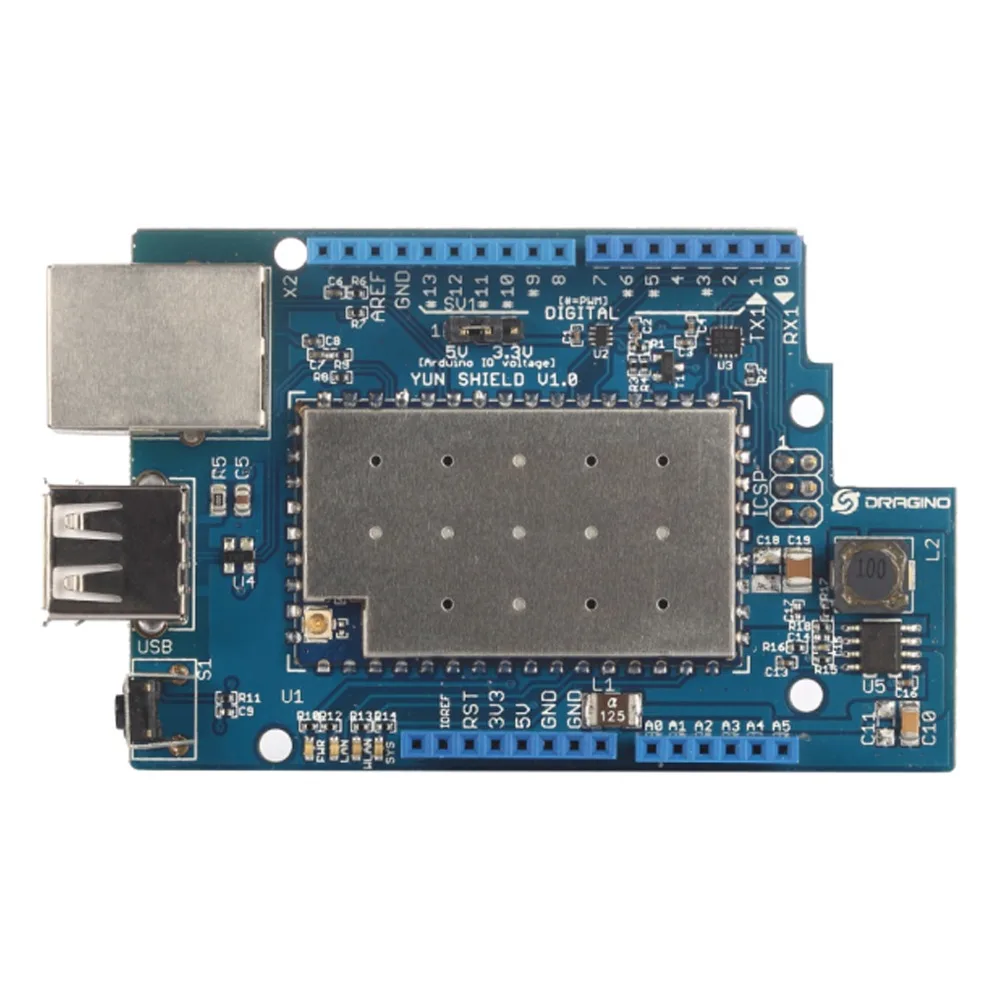 Yun Shield совместим с платой Arduino