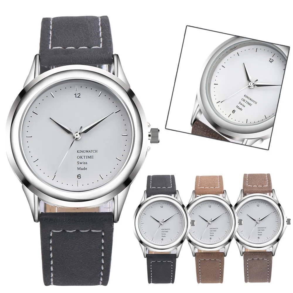 Модные повседневные мужские и женские часы OKTIME 2020 Роскошные Кварцевые наручные с