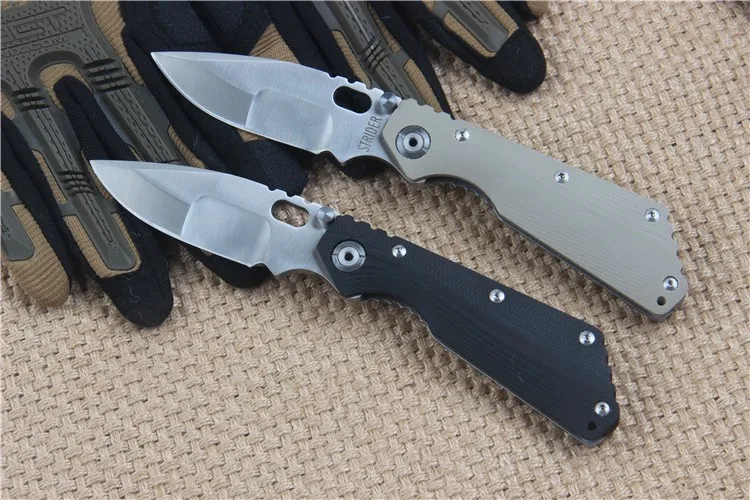 Складной нож benys ST хорошее качество 56HRC 5Cr13Wov Blade G10 + из нержавеющей стали для