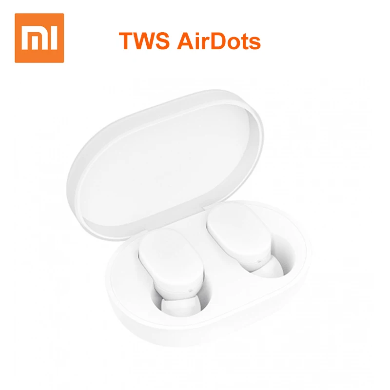 Xiaomi Mijia Airdots TWS Молодежная версия гарнитура Bluetooth 5,0 стерео бас с микрофоном наушники с зарядным устройством