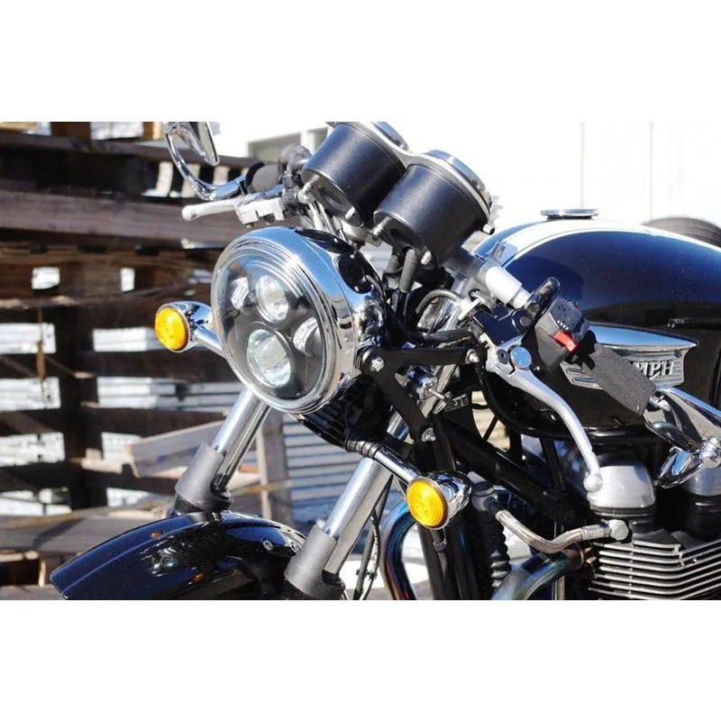 7 &quotпроектор мотоцикл светодиодный фары Hi/Lo луч 883 и кронштейн для Harley Road King Street