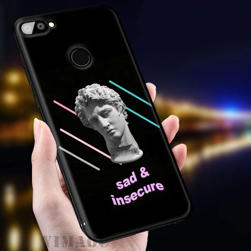 Yimaoc David статуи искусство мягкий чехол для huawei Honor вид 20 10 8X8 8C 6A 7A 7X 7C Lite рro Y9 Y7 Y6 Prime