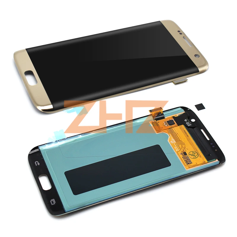 ЖК дисплей для SAMSUNG GALAXY S7 edge сенсорный экран дигитайзер в сборе G935 G935F с рамкой