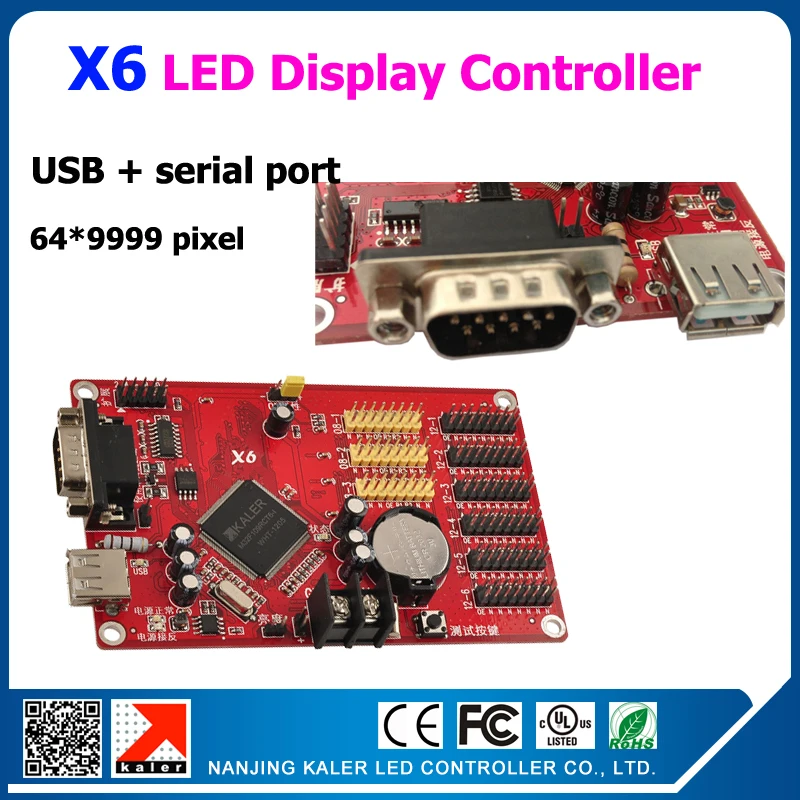 

Usb-контроллер kaler X6 для отображения текста, 12 портов, 8 портов