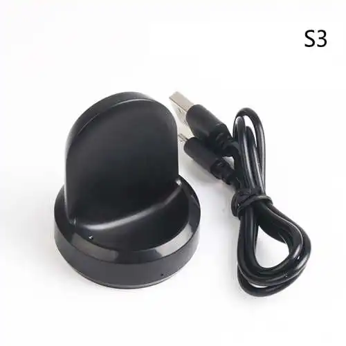 Для samsung Шестерни S3 S 3 Frontier SM-R770 SM-R760 SM-R765 S4 Зарядное устройство Pad зарядка док-станция Смарт-часы Беспроводной QI Беспроводная зарядка док-станция для крепления - Цвет: For Samsung Gear S3