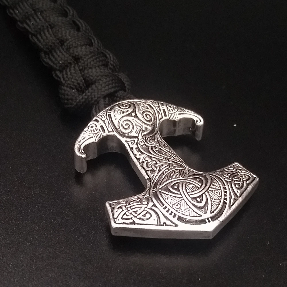 Odin Ворон славянский Коловрат Тор молот Мьёльнир мужские Vikingos Triskele троица Викинг браслет Valknut Vegvisir руны ювелирные изделия