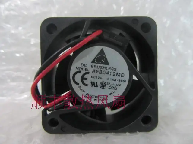 

Delta 4cm 4020 12v 0.14a dual ball bineme cooling fan afb0412md-s126