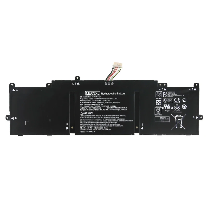 Kede 11 4 V 37wh ME03XL Аккумулятор для ноутбука HP Stream 13 Series Notebook 787089 421 787521 005 HSTNN UB6M