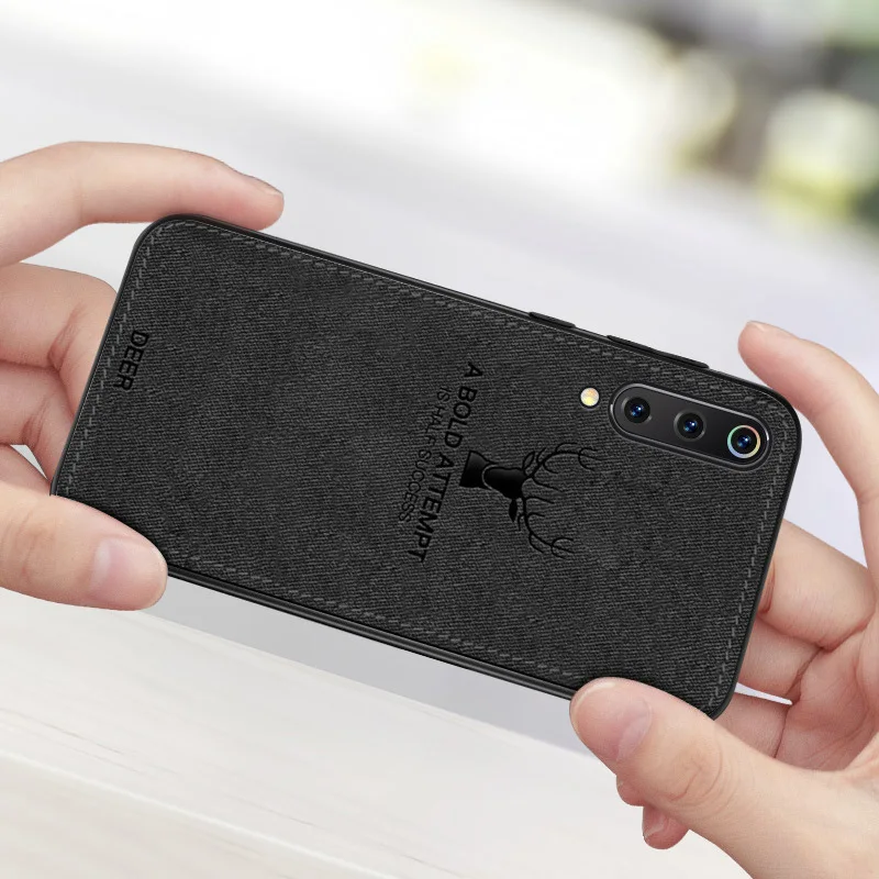 Роскошный чехол для телефона с текстурой ткани для Xiaomi mi 9 8 SE 5X 6X A1 A2 Red mi Note 7 тонкий мягкий ТПУ бампер Кожаный противоударный чехол