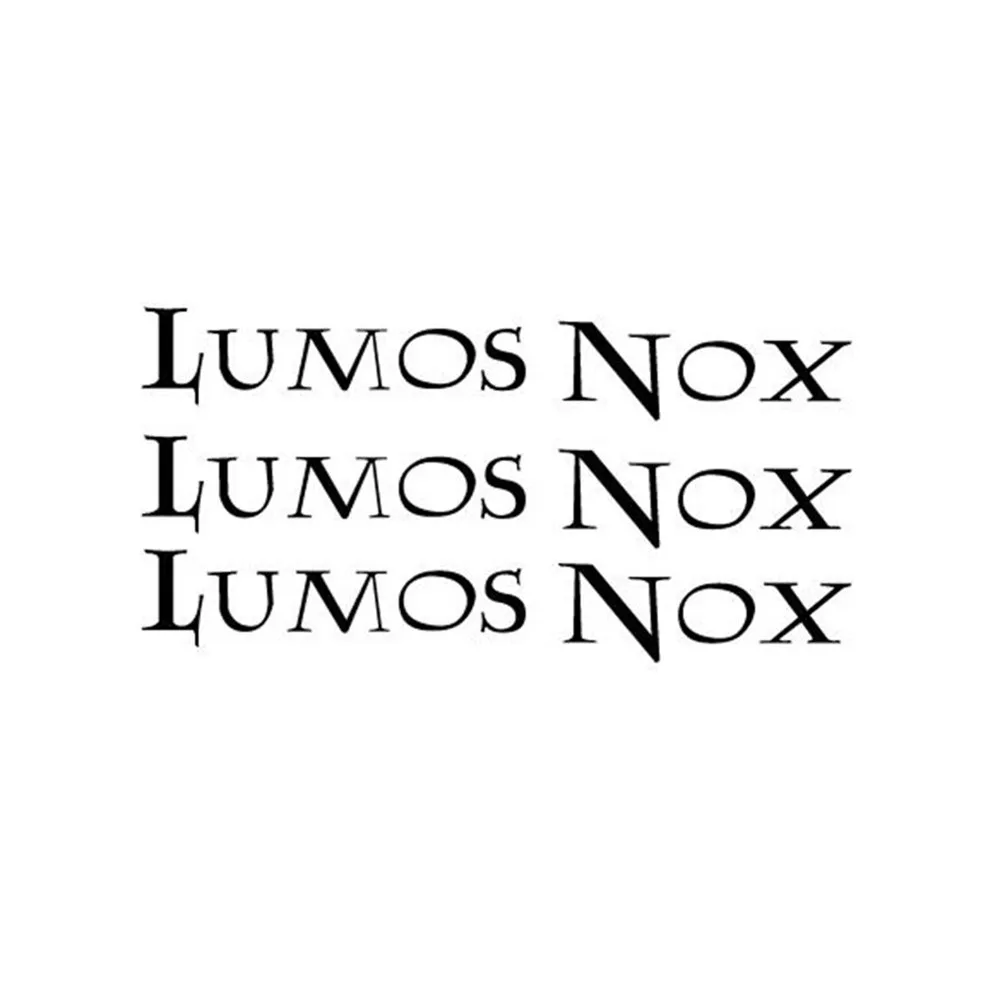 3 шт./компл. Lumos Nox свет Сменные наклейки креативный Переключатель стикер винил