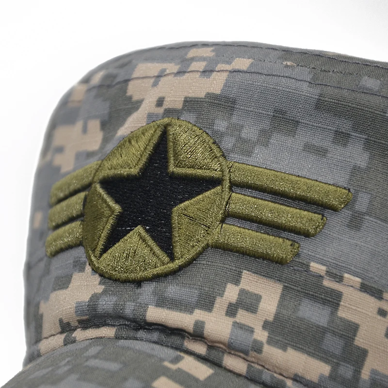 LADUNDI 2018 уличная спортивная Кепка Snapback камуфляжная шляпа Звездная Acu бренд