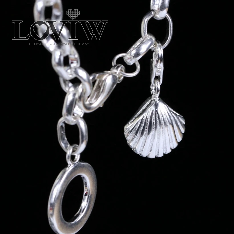 Подвеска в виде ракушки модное серебряное ювелирное изделие европейском стиле