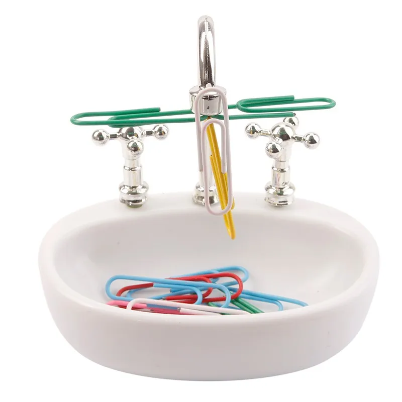 BGCS-Paper Clip Holder - Kitchen Sink Design | Канцтовары для офиса и дома