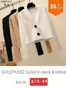 GUUZYUVIZ зима осень Sueter Mujer Повседневный Свободный вязаный длинный кардиган с геометрическим принтом женская верхняя одежда винтажный женский свитер