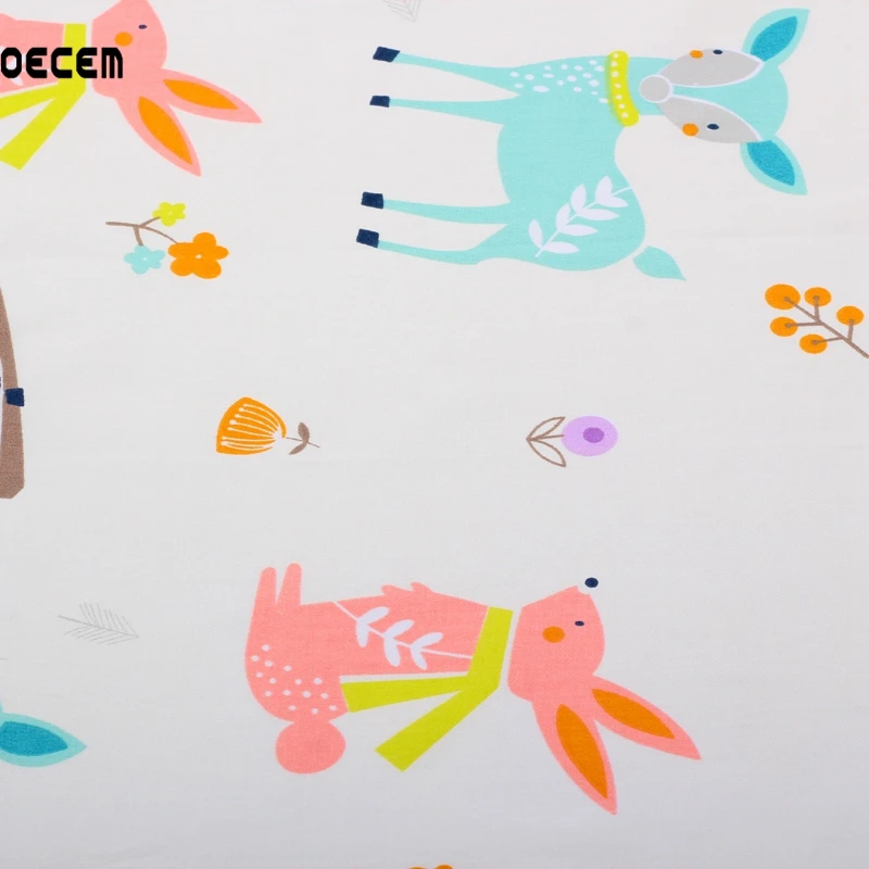 100% хлопок лоскутное Ткань мультфильм жира квартале пучки stoffa для Куклы ткань